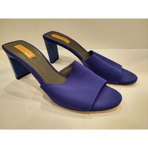 Reed Krakoff Womens Slides Sz 39 Italy Purple Shoes High Heels Designer Pump